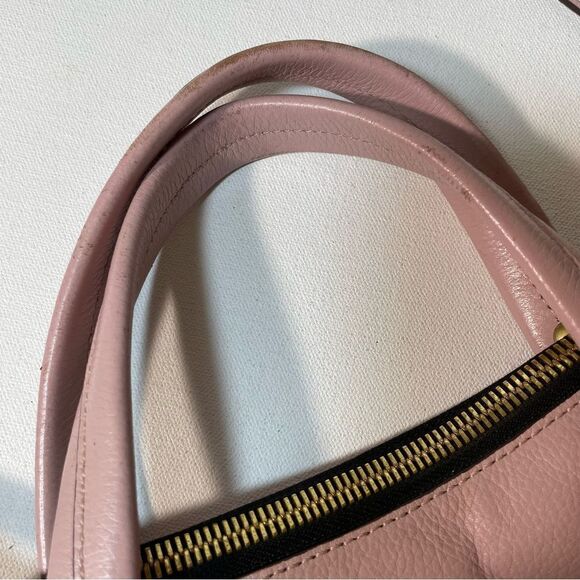 orYANY Sarah bag Blush pink Leather Satchel w/ Braiding Detail - Picture 7 of 13